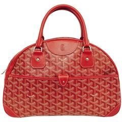 Goyard Red Saint St. Jeanne MM Bowler 